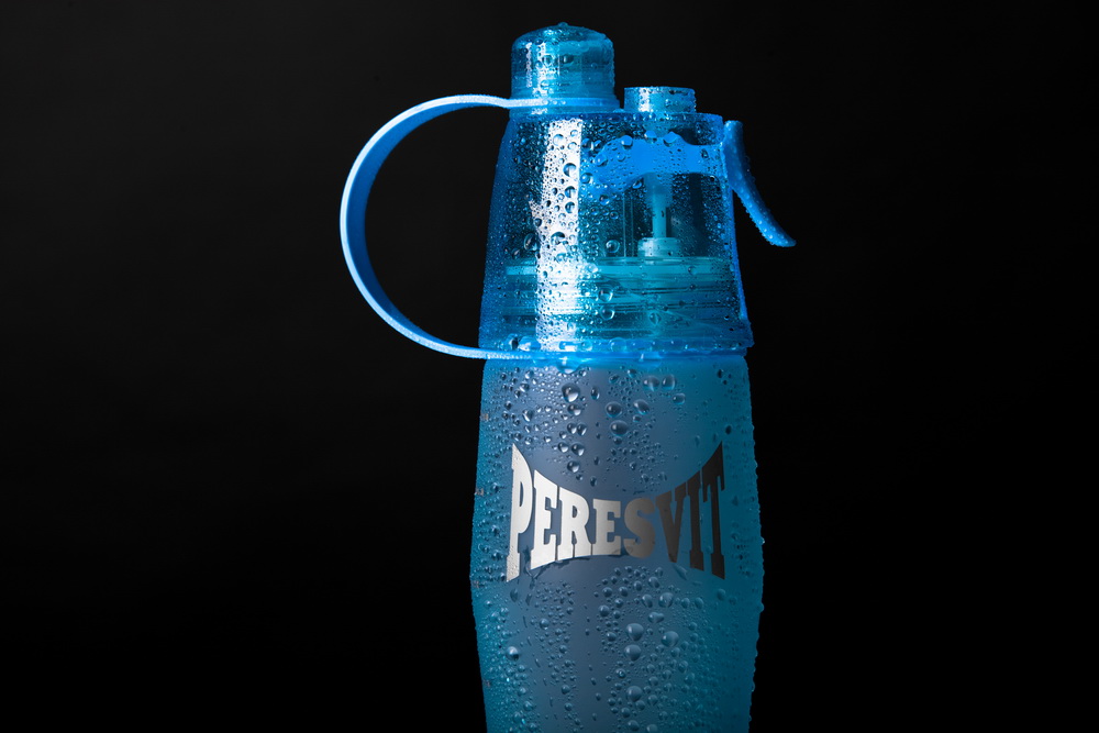 Спортивная бутылка с распылителем  Peresvit 2xCool Frosty Blue, Фото № 3